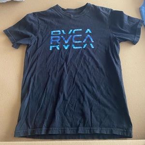 Boys RVCA Short Sleeve T-Shirt Size LARGE